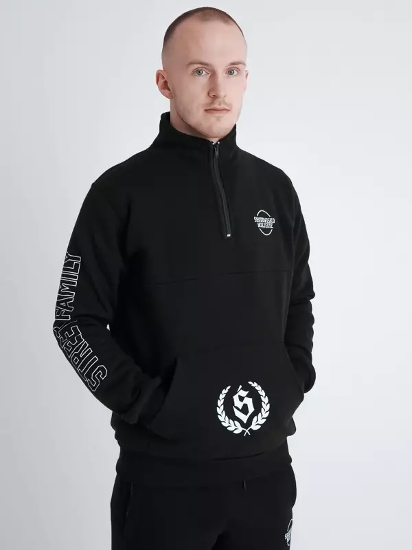 Bluza unisex stójka Środowisko Miejskie New Street Classic czarna