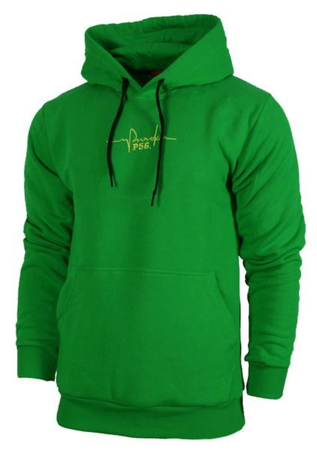 Bluza z kapturem Dudek P56 Tętno hoodie green