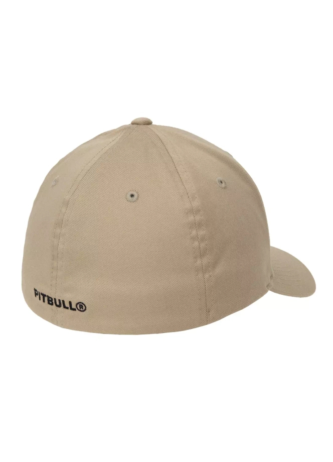 Czapka Full Cap Pit Bull Pitbull 3D Logo beżowa