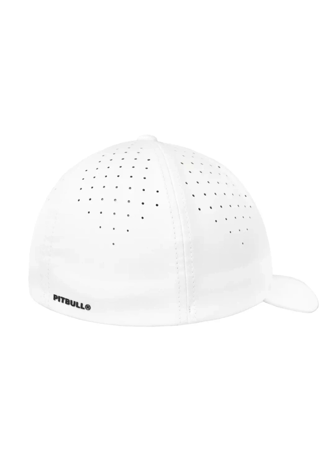 Czapka Full Cap Pit Bull Pitbull Logo Tech Perforated biała