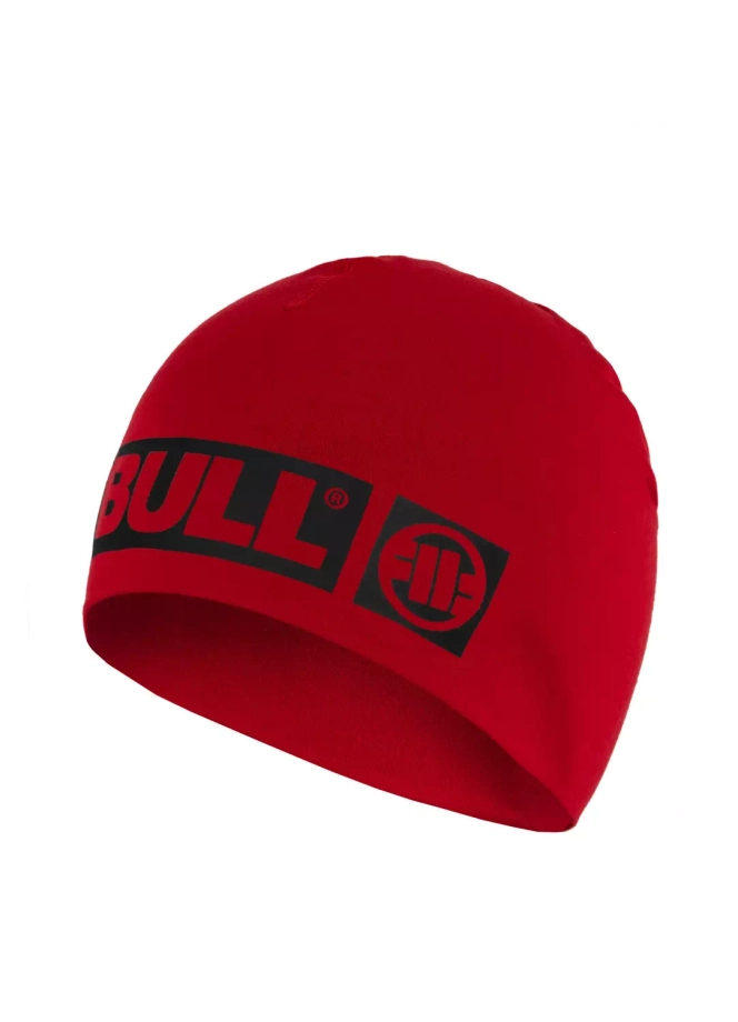 Czapka kompresyjna Pit Bull Beanie Pitbul Hilltop 2 czerwona