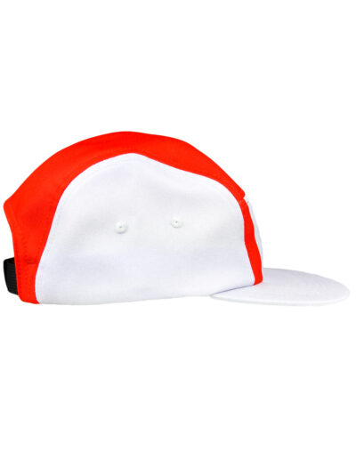 Czapka z daszkiem 360 Cap 5panel MR grey/red