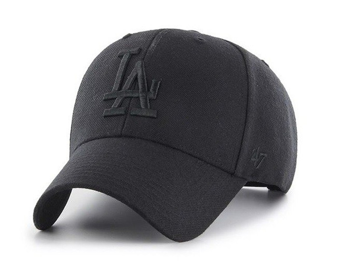 Czapka z daszkiem 47 Brand MLB Los Angeles Dodgers czarno/czarna