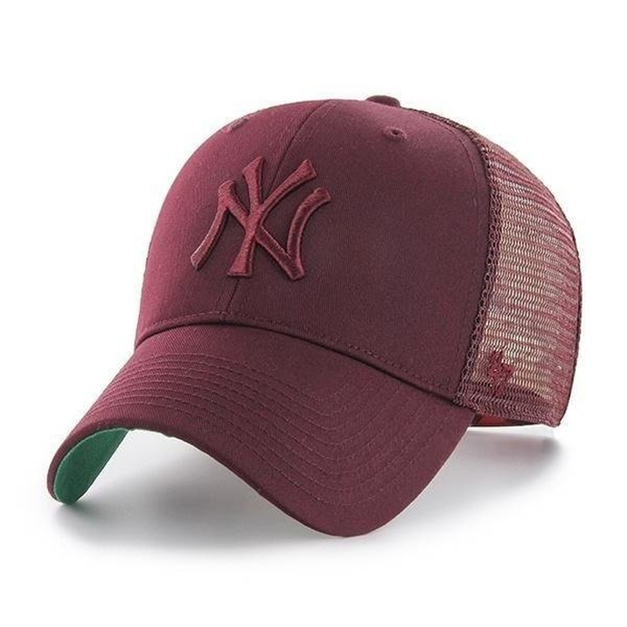 Czapka z daszkiem 47 Brand New York Yankees trucker burgundy