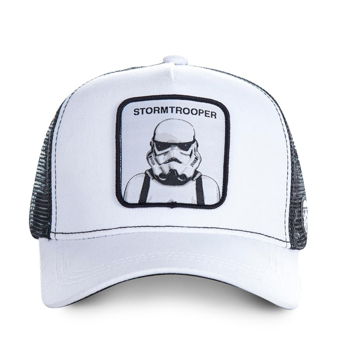 Czapka z daszkiem Capslab Stormtrooper white