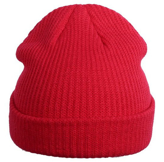 Czapka zimowa Mitchell & Ness Box Logo Cuff Knit red