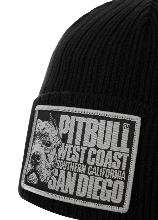 Czapka zimowa Pit Bull Beanie Silvas Blood Dog czarna