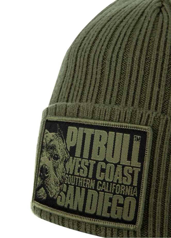 Czapka zimowa Pit Bull Beanie Silvas Blood Dog zielona