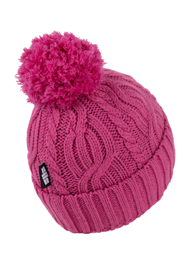 Czapka zimowa z pomponem Pit Bull Snow Crew Beanie Bubble różowa