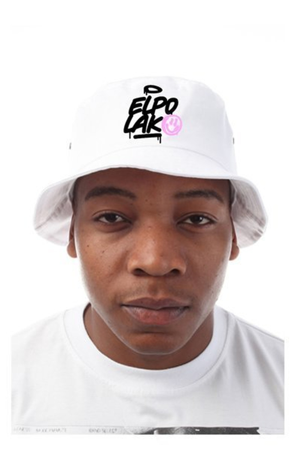 Kapelusz El Polako Bucket Hat MiejskiTag white