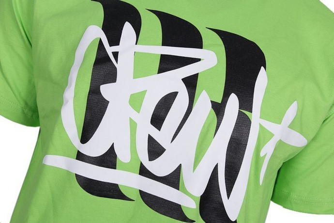 Koszulka T-Shirt 360 Stopni Crew Tag neon green