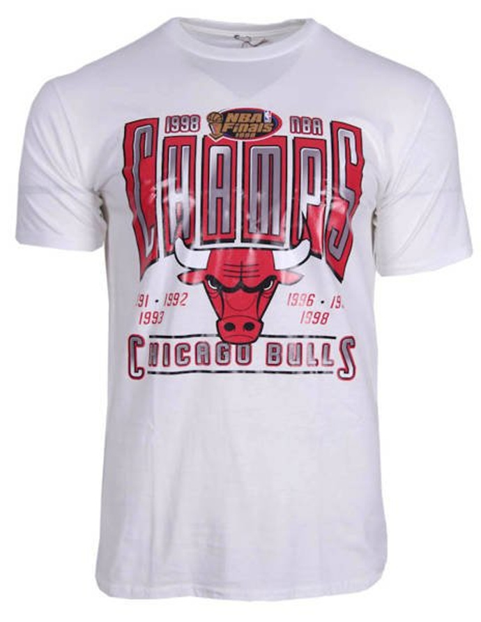 Koszulka T-Shirt Mitchell & Ness Last Dance Chicago Bulls '98 Champs white