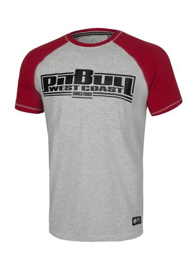 Koszulka T-Shirt Pit Bull Boxing 210 grey/red