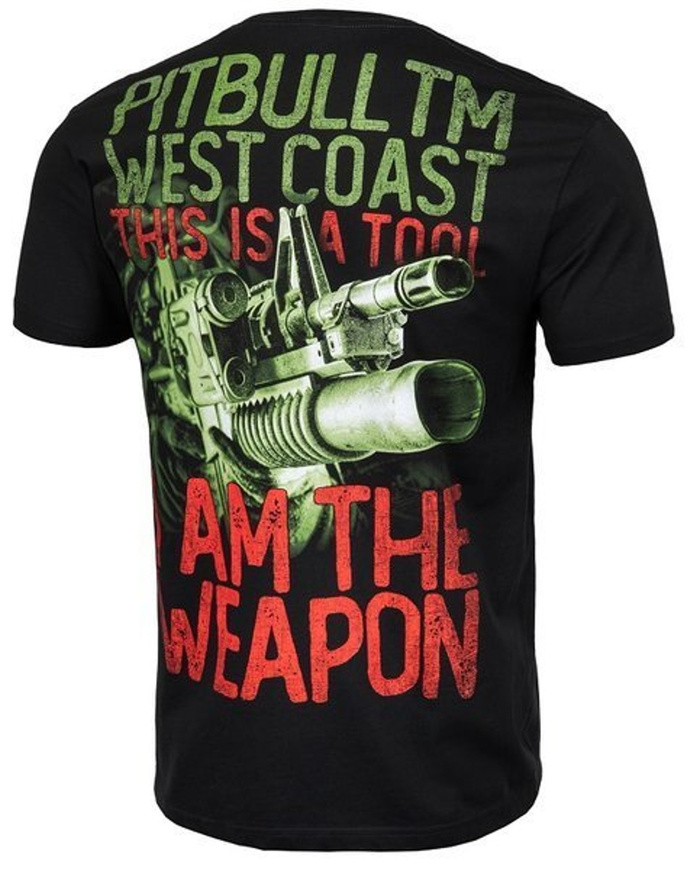 Koszulka T-Shirt Pit Bull I Am The Weapon black