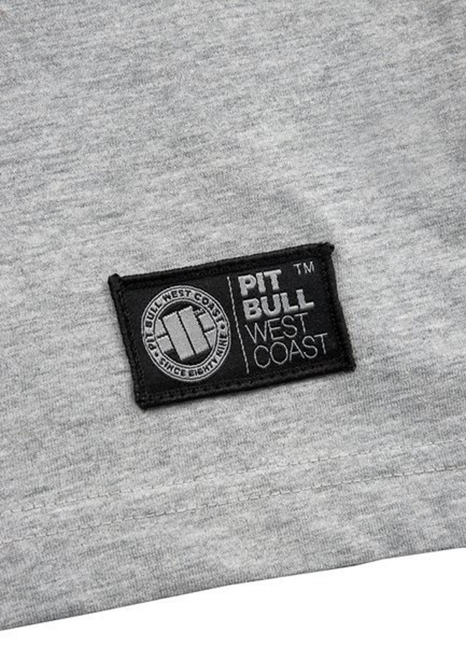 Koszulka T-Shirt Pit Bull Skull Wear grey melange 