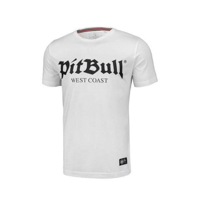Koszulka T-Shirt Pit Bull Slim Fit Lycra Old Logo white