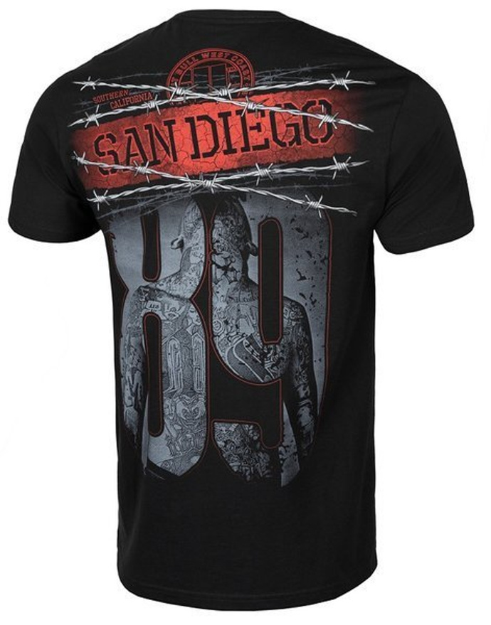 Koszulka T-Shirt Pit Bull Thug Life 89 black