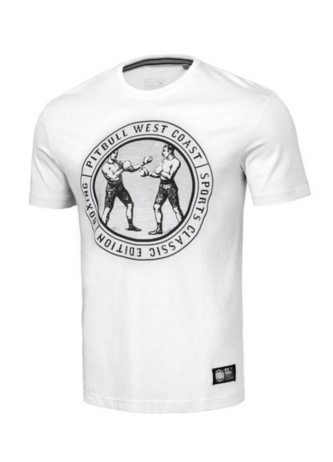 Koszulka T-Shirt Pit Bull Vintage Boxing white