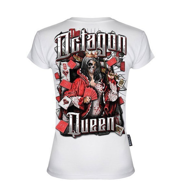 Koszulka T-Shirt damski Octagon Queen white
