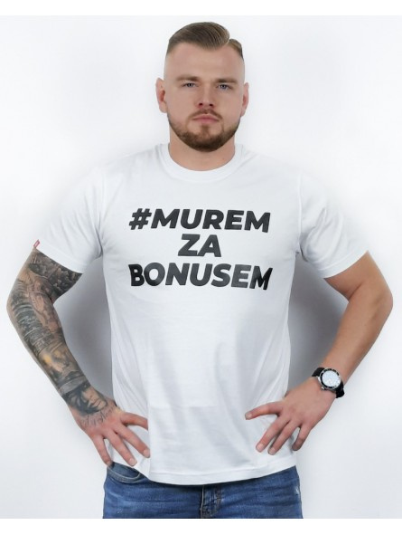 Koszulka T-shirt Ciemna Strefa RPK CS Murem Za Bonusem white