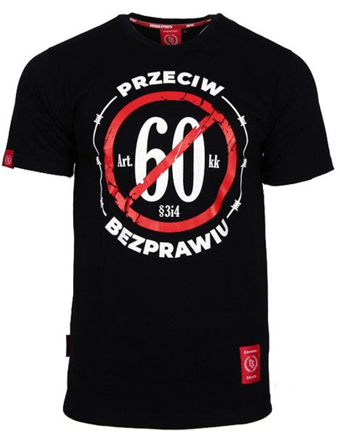 Koszulka T-shirt Ciemna Strefa RPK CS Przeciw Bezprawiu black