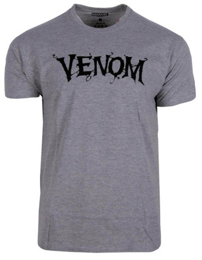 Koszulka T-shirt MARVEL VENOM big logo grey