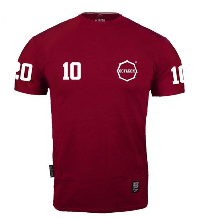 Koszulka T-shirt Octagon "10" burgund