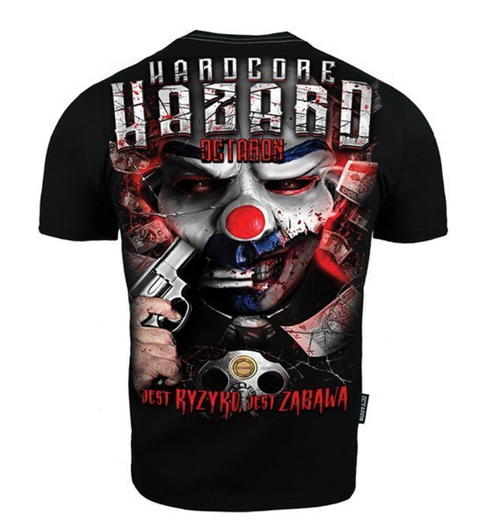 Koszulka T-shirt Octagon Hardcore Hazard Jest Ryzyko Jest Zabawa black