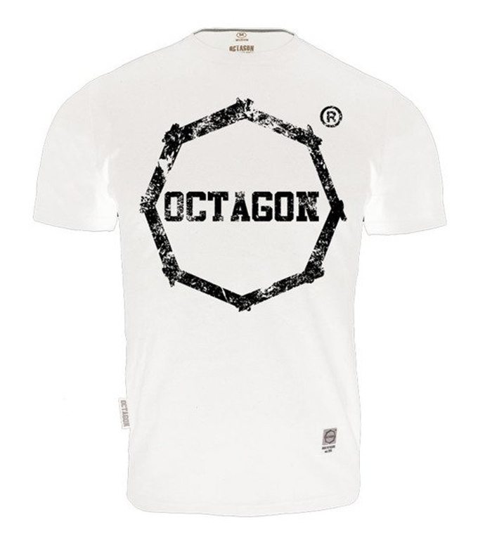 Koszulka T-shirt Octagon Smash Logo Big white