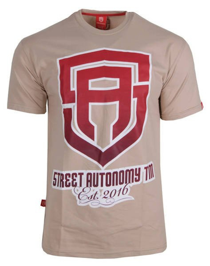 Koszulka T-shirt Street Autonomy EST 2 brown/blue/violet