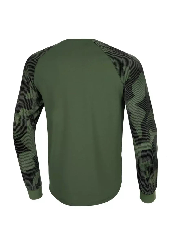 Koszulka longsleeve męski Pit Bull Pitbull Hilltop Dillard zielona