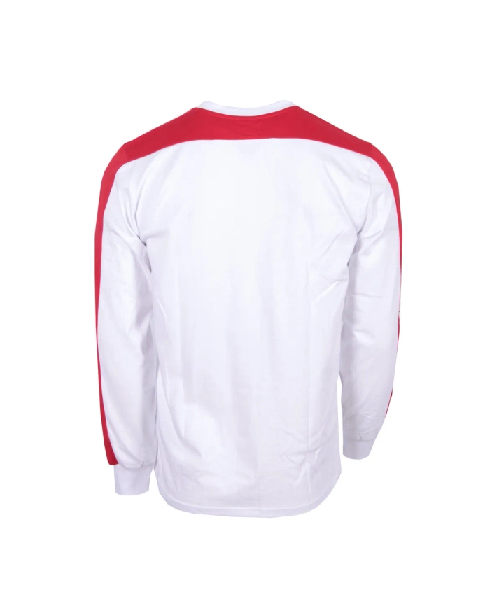Koszulka longsleeve męski Prosto Klasyk Backto biały