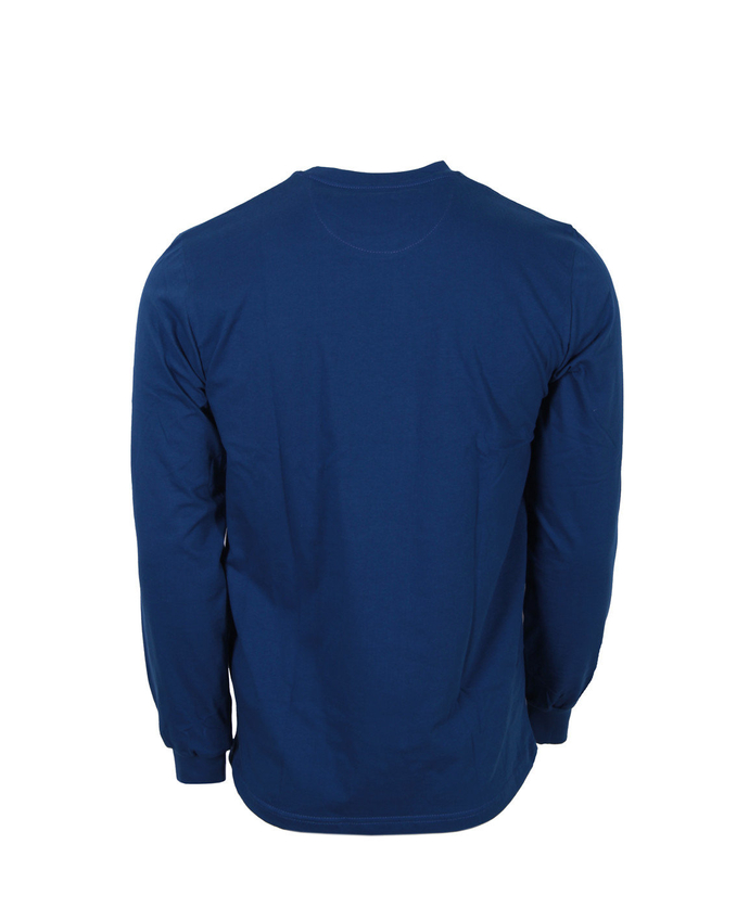 Koszulka longsleeve męski Prosto Klasyk Basico granatowy