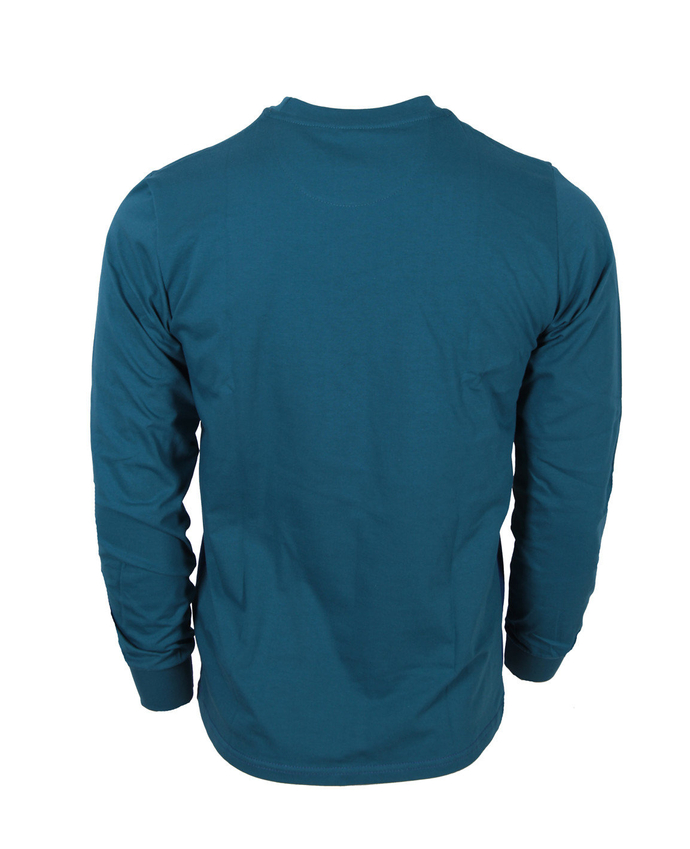 Koszulka longsleeve męski Prosto Klasyk Mefra morski