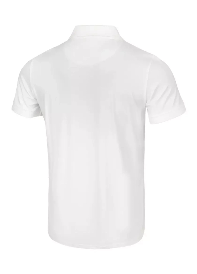 Koszulka męska Polo Pit Bull Jersey Small Logo biała