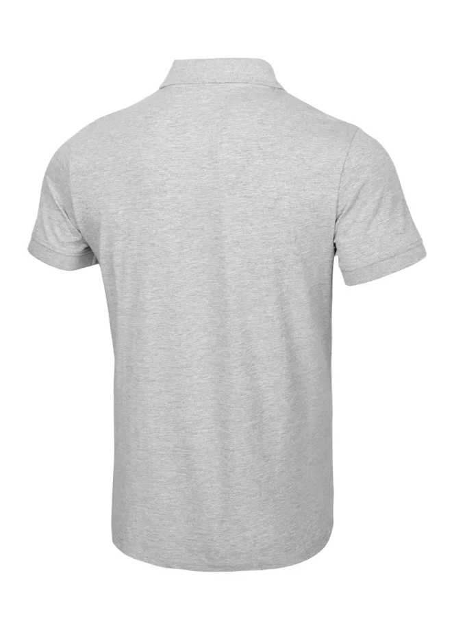 Koszulka męska Polo Pit Bull Jersey Small Logo szara