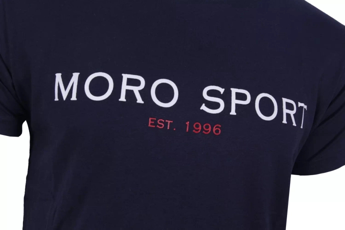 Koszulka męska T-Shirt Moro Sport University granatowa