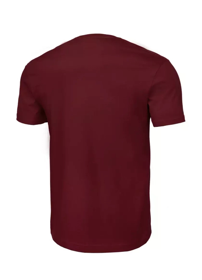 Koszulka męska T-Shirt Pit Bull Pitbull Blood Dog bordowa