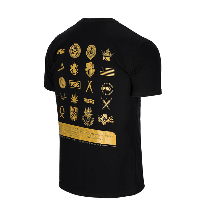 Koszulka męska T-shirt Dudek P56 Dyskografia czarna