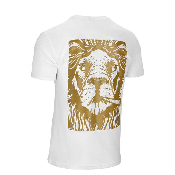Koszulka męska T-shirt Dudek P56 Lions biała