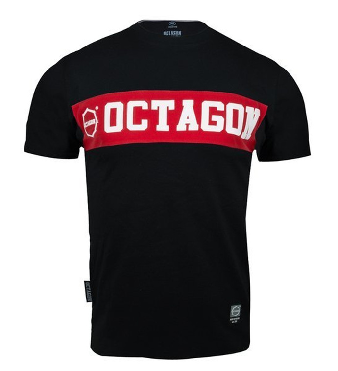 Koszulka męska T-shirt Octagon Middle czarna