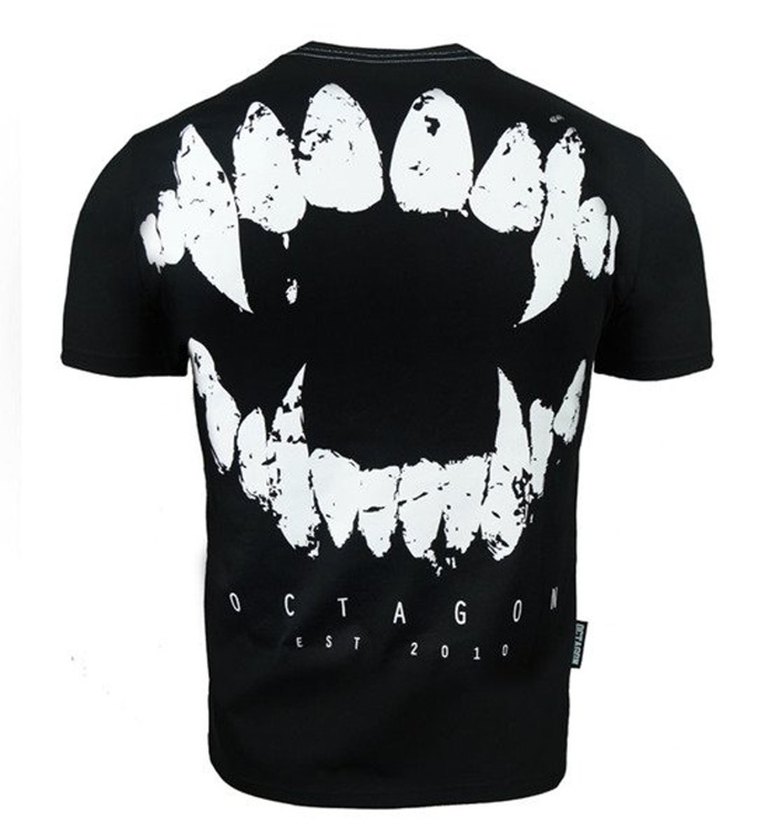 Koszulka męska T-shirt Octagon Zęby czarna