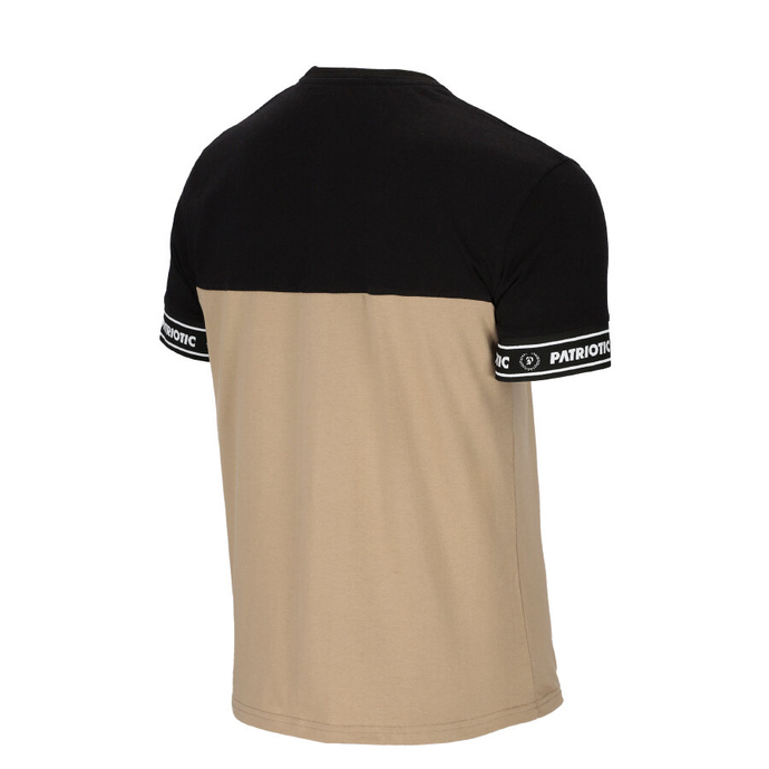 Koszulka męska T-shirt Patriotic CLS Qube Elastic czarny/beżowy