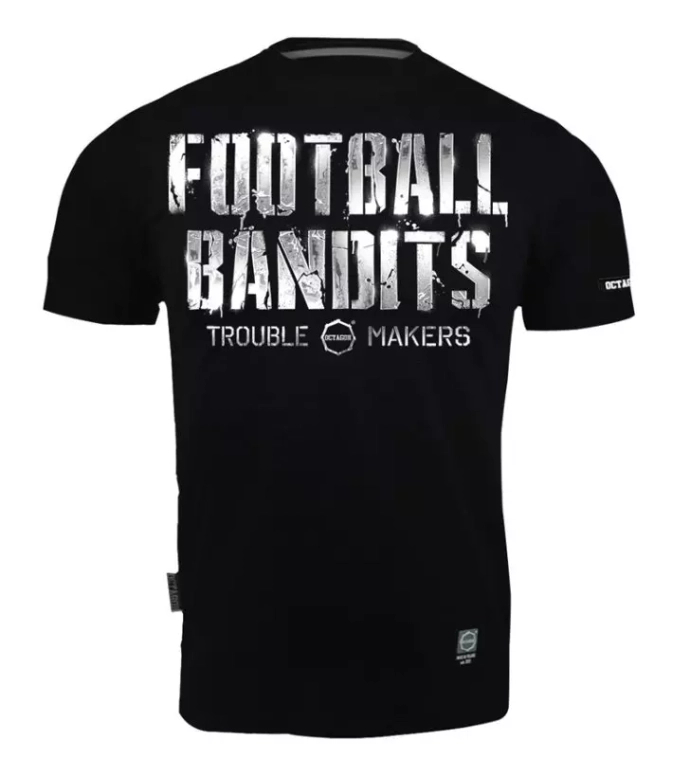 Koszulka męska T-shirt męski Octagon Football Bandits czarna