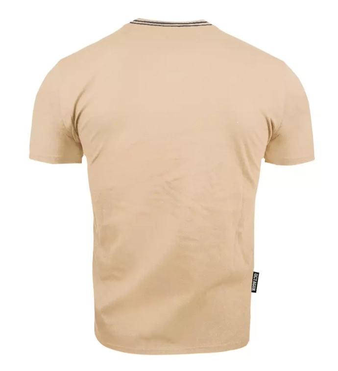 Koszulka męska T-shirt męski Octagon Small Logo beżowa