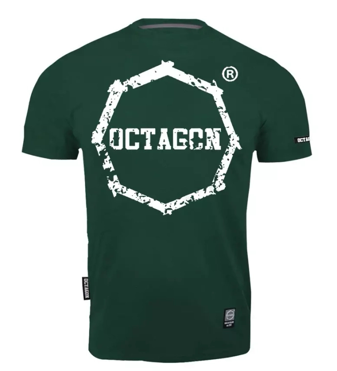 Koszulka męska T-shirt męski Octagon Zęby zielona