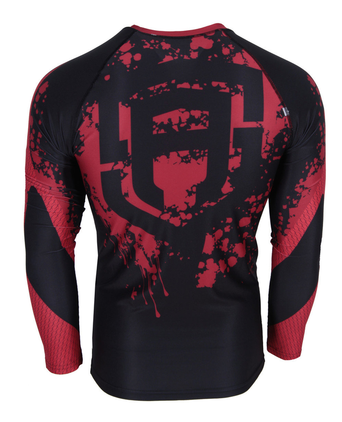 Koszulka męska rashguard Street Autonomy Brain czarna