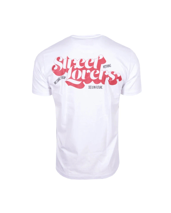 Koszulka męska t-shirt Prosto Klasyk Streelo biały