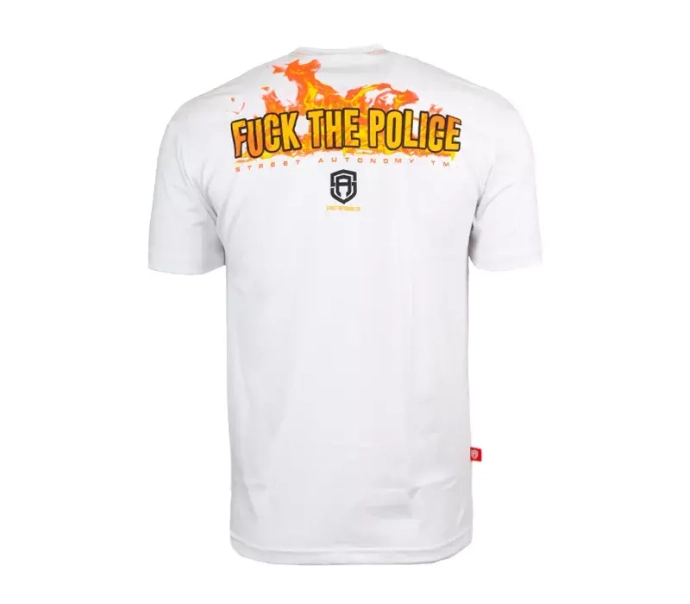 Koszulka męska t-shirt Street Autonomy Fuck 3 biała