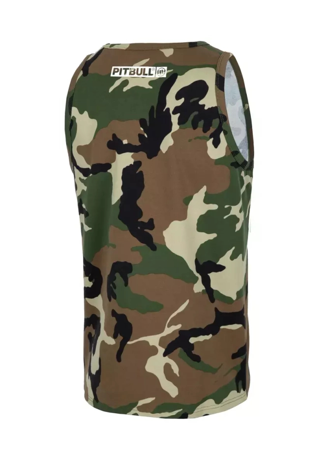 Koszulka męska tank top Pit Bull Pitbull Hilltop zielone camo